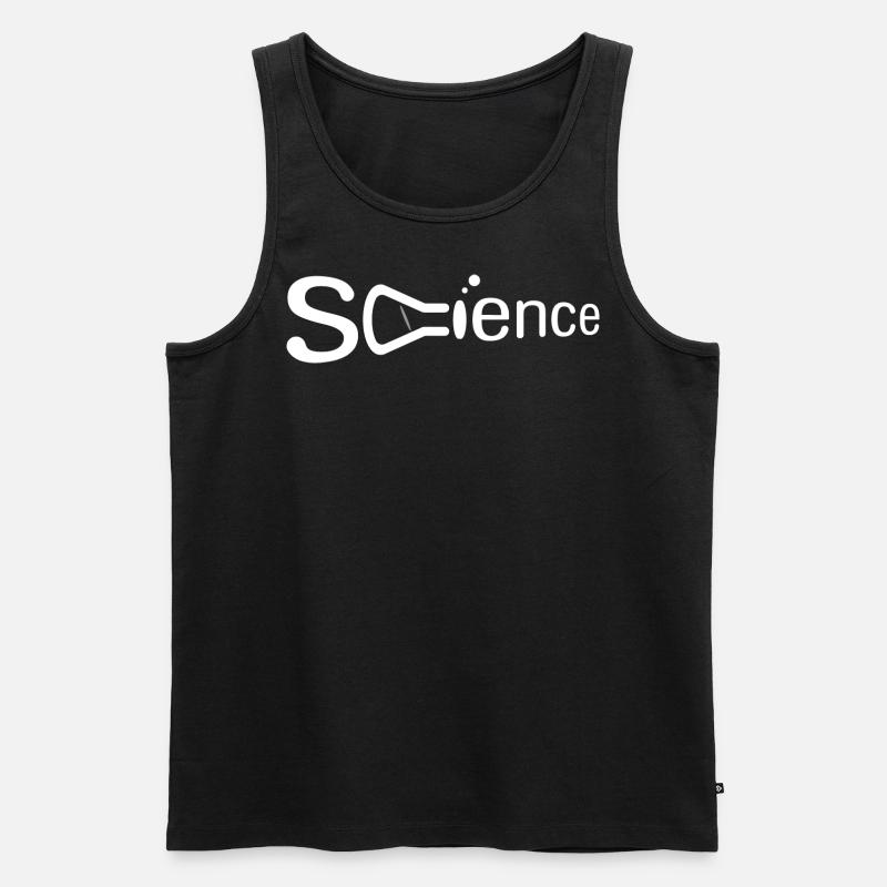 Science - Männer Premium Bio Tank Top - Schwarz