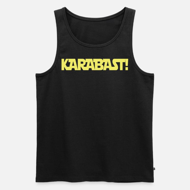 Karabast - Männer Premium Bio Tank Top - Schwarz