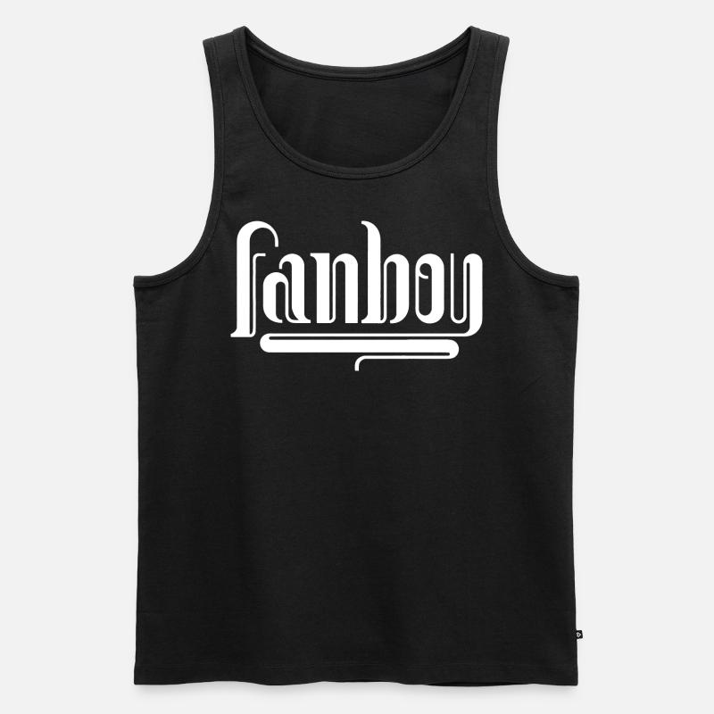 Fanboy - Männer Premium Bio Tank Top - Schwarz