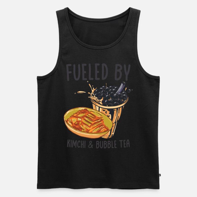 Kimchi - Männer Premium Bio Tank Top - Schwarz