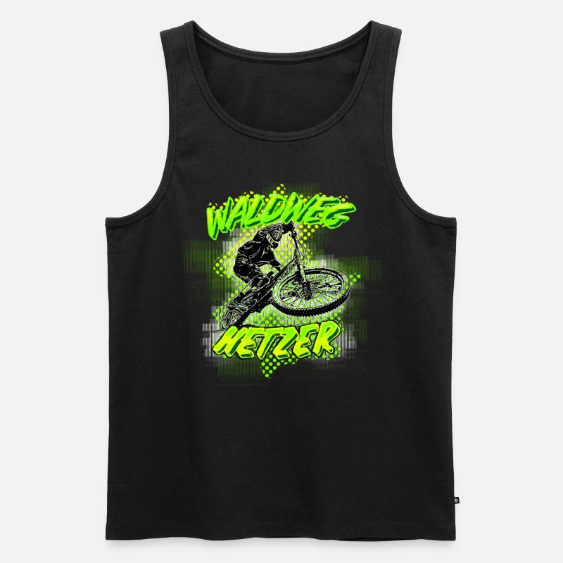 Mtb 1 07 Zeichenfläche 8 - Männer Premium Bio Tank Top - Schwarz