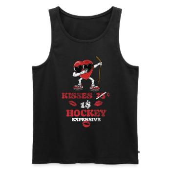 Dabbing Heart Breaker Drôle Messieurs Enfants Garçons - Débardeur bio Premium Homme - noir - Devant - Michal (187cm)