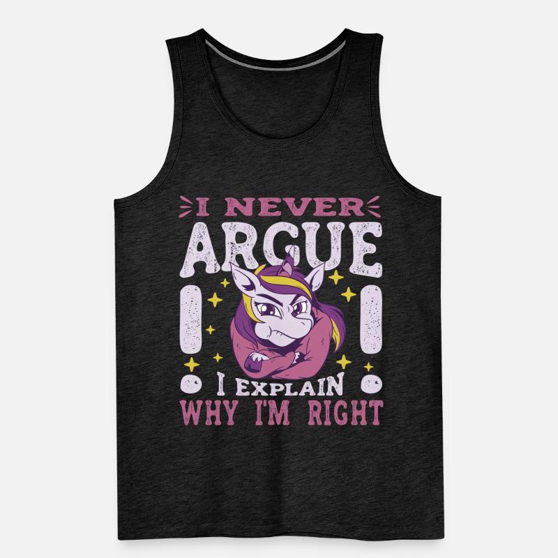 I'm not arguing, I'm just explaining why Men's Premium Organic Tank Top