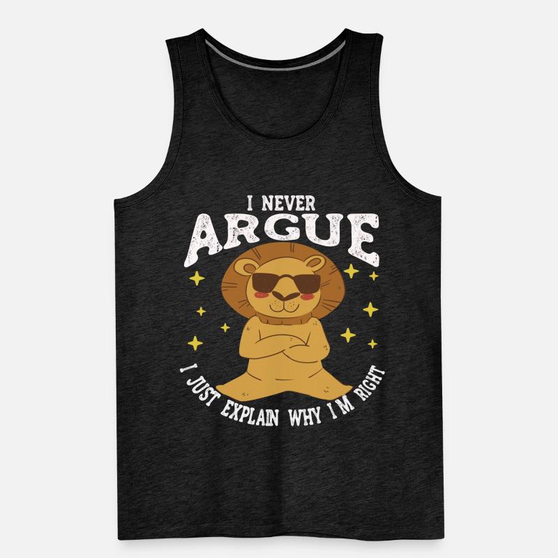 I'm not arguing, I'm just explaining why Men's Premium Organic Tank Top