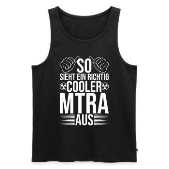 MTRA Medizinisch-Technischer Radiologie Mta - Männer Premium Bio Tank Top - Schwarz - Vorne - Michal (187cm)