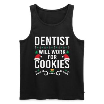 Dental Squad 2023 Weihnachten , Zahnarzt Weihnachten , - Männer Premium Bio Tank Top - Schwarz - Vorne - AI Model Male 178 light (178cm)