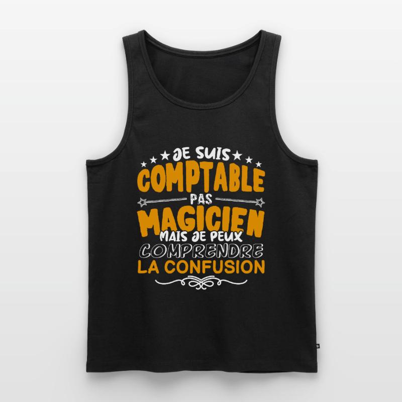 Comptable | Comptable pas Magicien | Meilleur Comp Débardeur bio Premium Homme