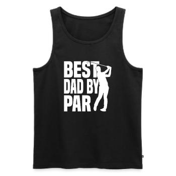 Golf Cart Balls Sport - Men's Premium Organic Tank Top - black - Front - Michal (187cm)