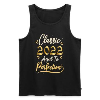 Anniversaire 2022 cadeau 2022 Classic 2022 - Débardeur bio Premium Homme - noir - Devant - Michal (187cm)