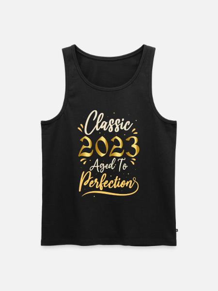 Fødselsdag 2023 gave 2023 Classic 2023 - Herre Premium økologisk tanktop - sort