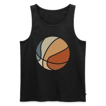 Basketball Tall Player Sports - Männer Premium Bio Tank Top - Schwarz - Vorne - Michal (187cm)
