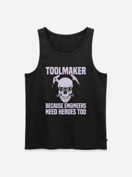 Cnc Fräser Zerspahnung Mechaniker - Männer Premium Bio Tank Top - Schwarz