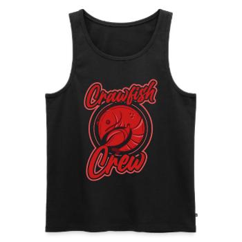 Crawfish Cajun & Crawfish Lobster Cooking - Men's Premium Organic Tank Top - black - Front - AI Model Male 178 light (178cm)