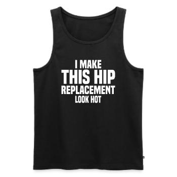 New hip hip surgery joint - Men's Premium Organic Tank Top - black - Front - Michal (187cm)