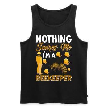 Imker - Männer Premium Bio Tank Top - Anthrazit - Vorne - Alexander (188cm)