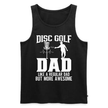 Frisbee Player Disc Golf Frisbee Competition - Débardeur bio Premium Homme - noir - Devant - Michal (187cm)