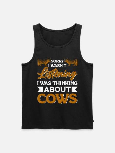 Scottish Highland cattle Highland Cattle - Men's Premium Organic Tank Top - black
