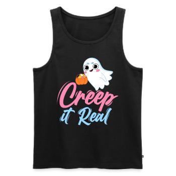 Costume d’Halloween Fête d’Halloween - Débardeur bio Premium Homme - noir - Devant - Michal (187cm)