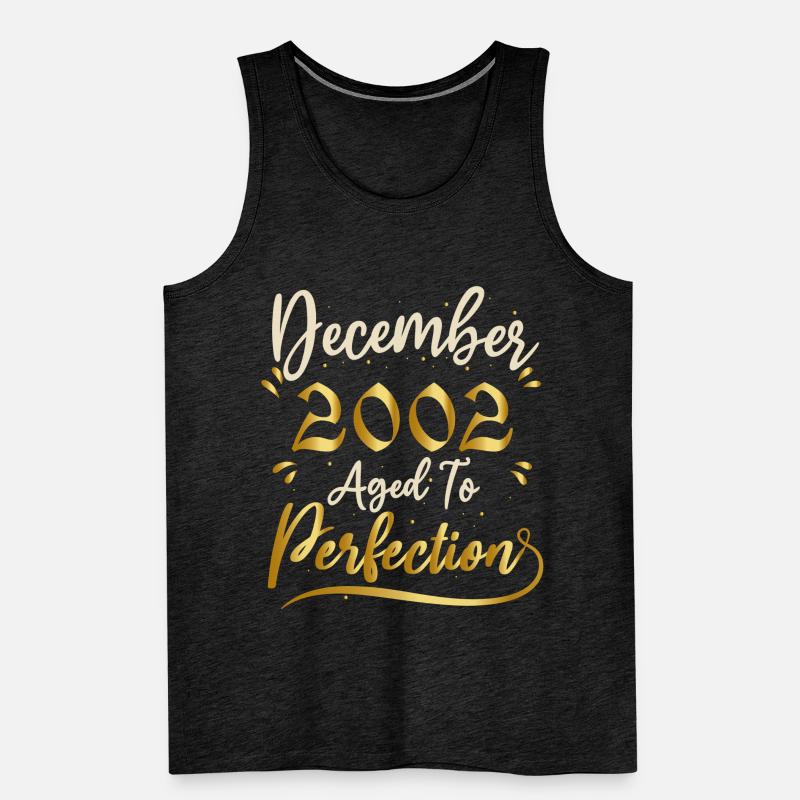 Dezember 2002 Dezember Jubiläum Dezember 2002 Männer Premium Bio Tank Top