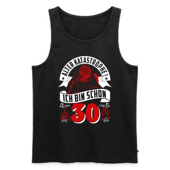 30. Geburtstag Mann Geschenk lustig Geburtstag 30 - Männer Premium Bio Tank Top - Schwarz - Vorne - Michal (187cm)