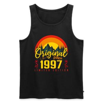 Geburtstag 1997 Geburtstag Jahrgang 1997 Geschenk - Männer Premium Bio Tank Top - Schwarz - Vorne - Michal (187cm)