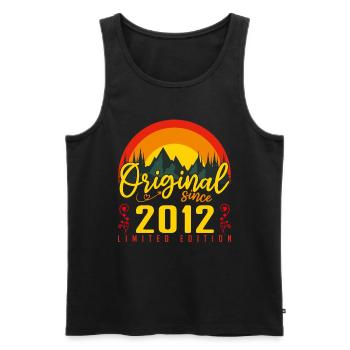 Geburtstag 2012 Geburtstag Jahrgang 2012 Geschenk - Männer Premium Bio Tank Top - Schwarz - Vorne - AI Model Male 178 light (178cm)