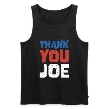 Vielen Dank, Joe - Wähler der Patriotischen Demokraten - Männer Premium Bio Tank Top - Schwarz - Vorne - Michal (187cm)