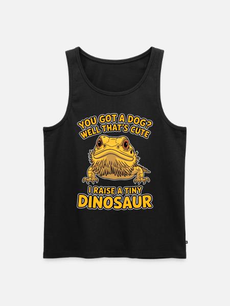 Skægagame, der siger sjov, sjov skægagamegave - Herre Premium økologisk tanktop - sort