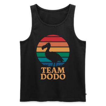 Dodo Dire Dodo Oiseau Drôle Dodo Cadeau - Débardeur bio Premium Homme - noir - Devant - Michal (187cm)