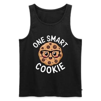 Cookie Saying Chocolate Cookies Funny Cookie Gift - Men's Premium Organic Tank Top - black - Front - AI Model Male 178 light (178cm)