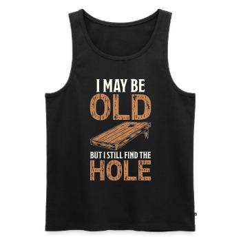 Cornhole Spruch Lustiges Cornhole Geschenk - Männer Premium Bio Tank Top - Schwarz - Vorne - Michal (187cm)