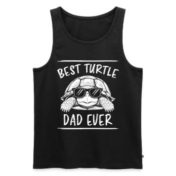 Schildkröte Spruch Lustiges Schildkröten Geschenk - Männer Premium Bio Tank Top - Schwarz - Vorne - AI Model Male 178 light (178cm)