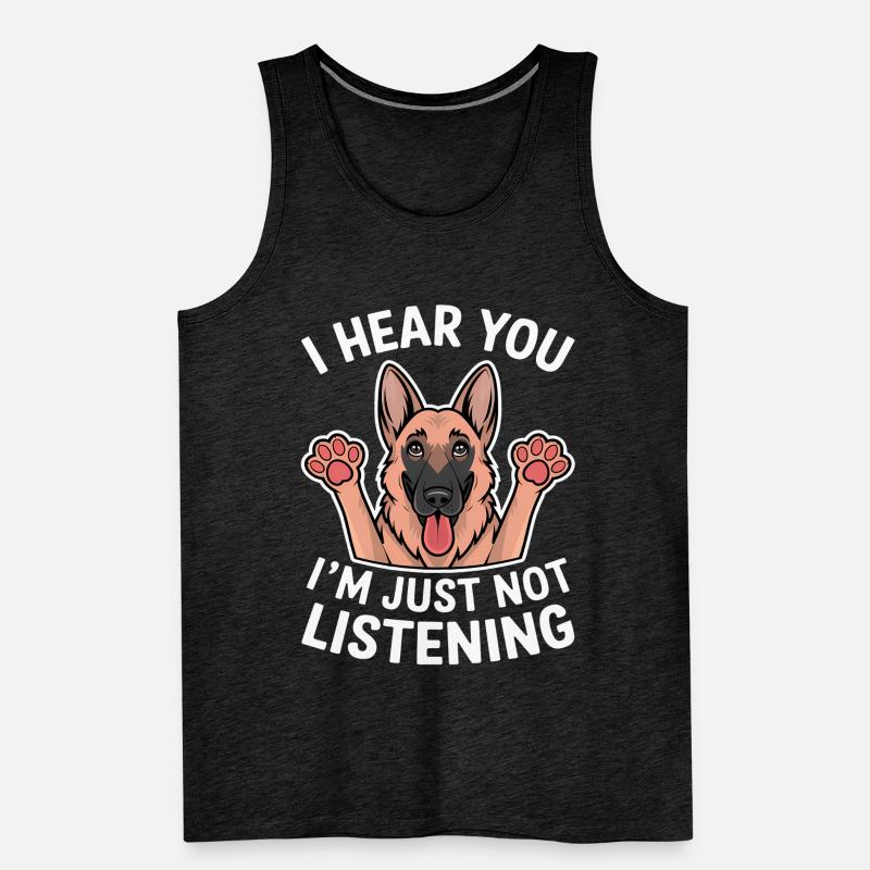 Deutscher Schäferhund Spruch Schäferhund Geschenk Männer Premium Bio Tank Top