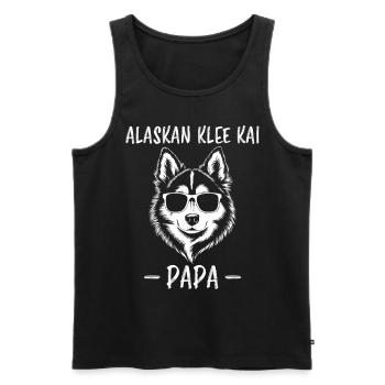 Trèfle d’Alaska Kai disant Clover Kai d’Alaska Cadeau - Débardeur bio Premium Homme - noir - Devant - Michal (187cm)
