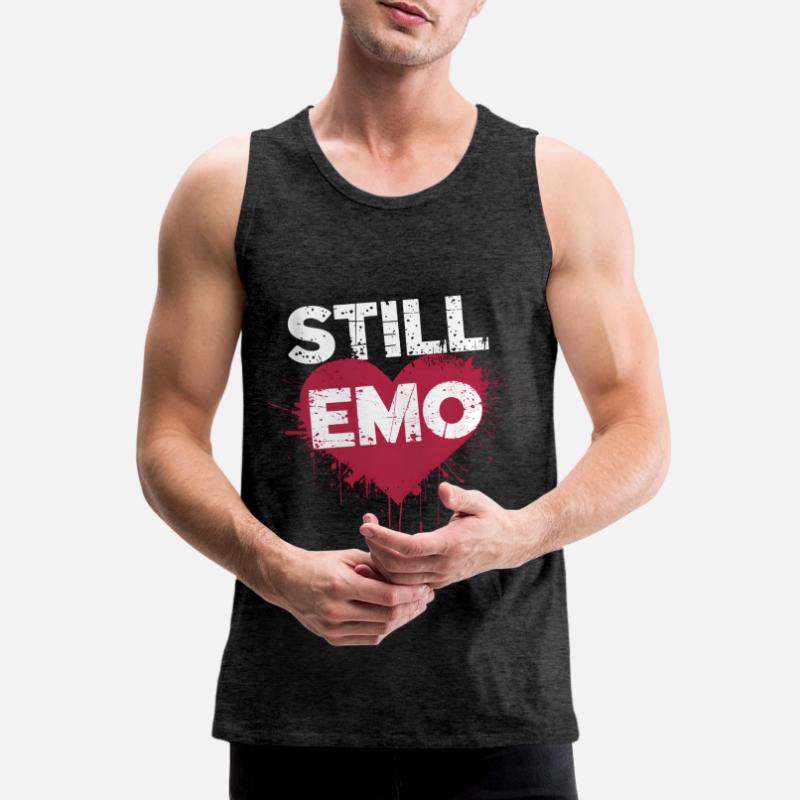 Still Emo! Emo Goth Alternative Männer Premium Bio Tank Top