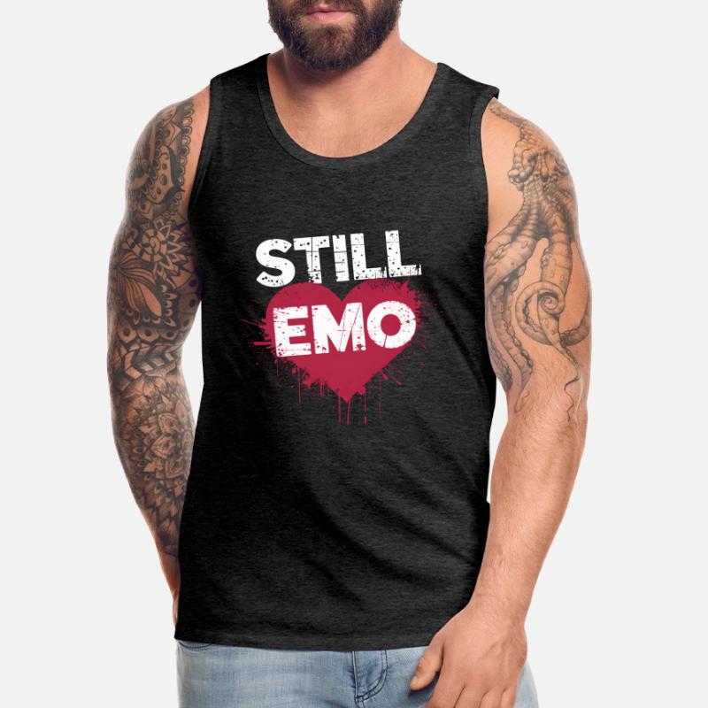 Still Emo! Emo Goth Alternative Männer Premium Bio Tank Top