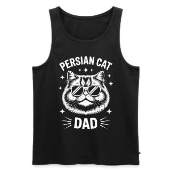 Perserkatze Spruch Lustiges Perserkatzen Geschenk - Männer Premium Bio Tank Top - Schwarz - Vorne - AI Model Male 178 light (178cm)