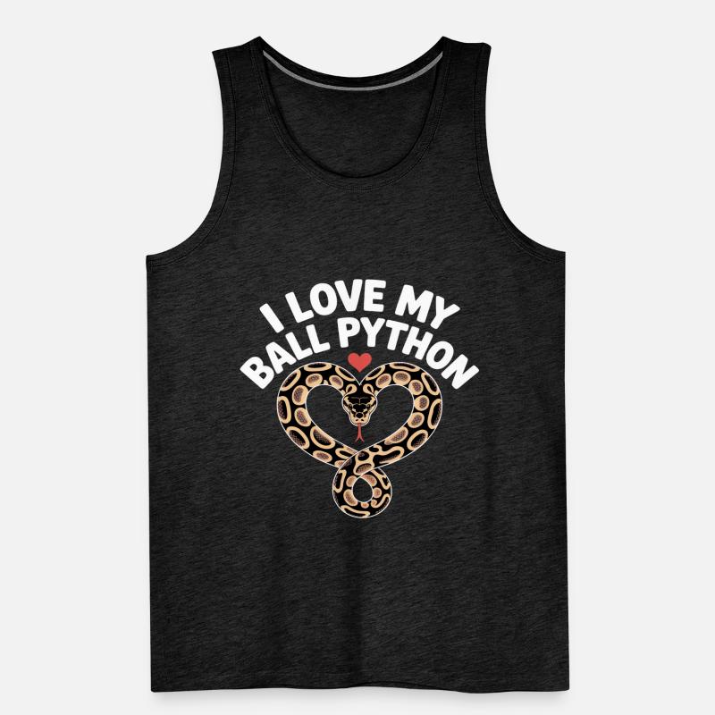 J’adore mon python royal ! Roi python Débardeur bio Premium Homme