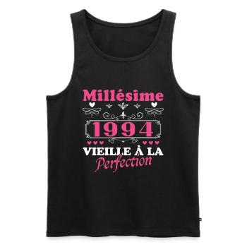 Frau Vintage 1994 Geburtstagsgeschenk Humor - Männer Premium Bio Tank Top - Schwarz - Vorne - AI Model Male 178 light (178cm)