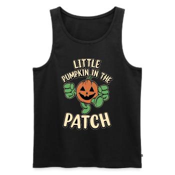 Halloween Little Pumpkin In The Patch - Pumpkin - Männer Premium Bio Tank Top - Schwarz - Vorne - AI Model Male 178 light (178cm)