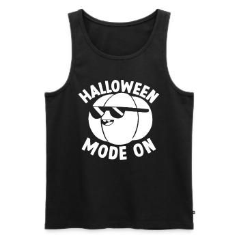 Halloween Mode On I Halloween Pumpkin Halloween Pa - Männer Premium Bio Tank Top - Schwarz - Vorne - Michal (187cm)