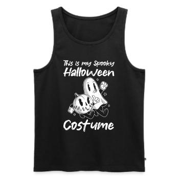 This Is My Spooky Halloween Costume - Halloween Gh - Männer Premium Bio Tank Top - Schwarz - Vorne - AI Model Male 178 light (178cm)