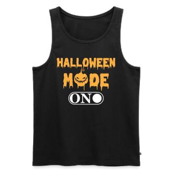 Halloween Party Halloween Mode On - Halloween Pump - Männer Premium Bio Tank Top - Schwarz - Vorne - Michal (187cm)