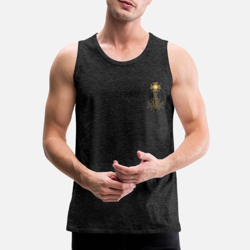 Computer Programming Computer Programmer CPU Proce Männer Premium Bio Tank Top