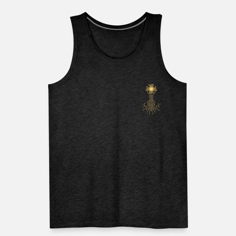 Computer Programming Computer Programmer CPU Proce Männer Premium Bio Tank Top