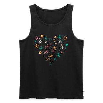 Space Travel Aerospace Space Flight Astronomy Plan - Männer Premium Bio Tank Top - Schwarz - Vorne - AI Model Male 178 light (178cm)