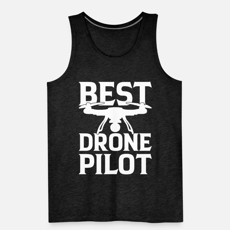 Quadcopter Drone Pilot - Best Drone Pilot Männer Premium Bio Tank Top