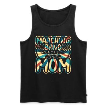 Marching Band Mom Bagpipe Instruments Cornemuse Cornemuse - Débardeur bio Premium Homme - noir - Devant - Michal (187cm)
