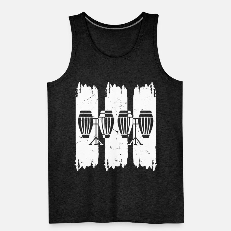 Conga Drums Conga Instruments Männer Premium Bio Tank Top