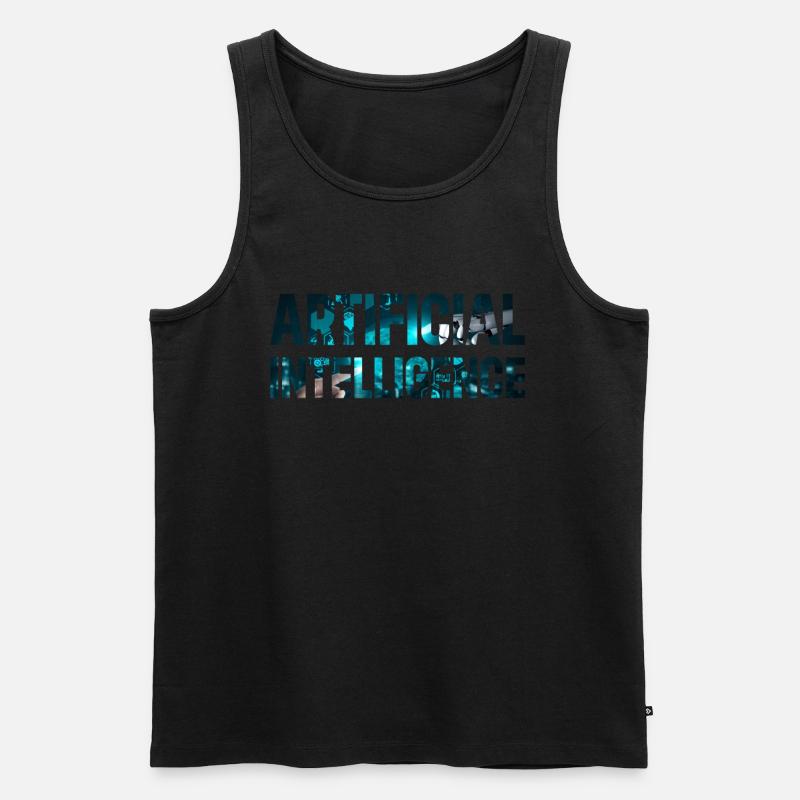 Ai Artificial Intelligence - Männer Premium Bio Tank Top - Schwarz
